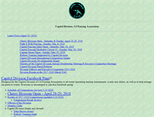 Tablet Screenshot of capdiv.usfencing.org